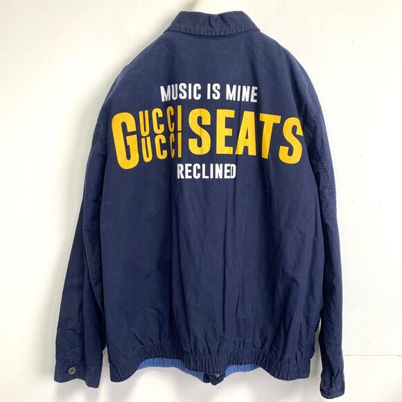 NWT Gucci Man Jacket "LIMITED EDITION" With ‘Music Is Mine’Print Size 50 - Picture 7 of 16